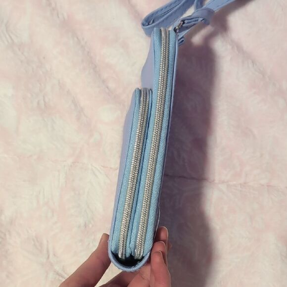 NEW Light Blue Crossbody Bag - Picture 4 of 14